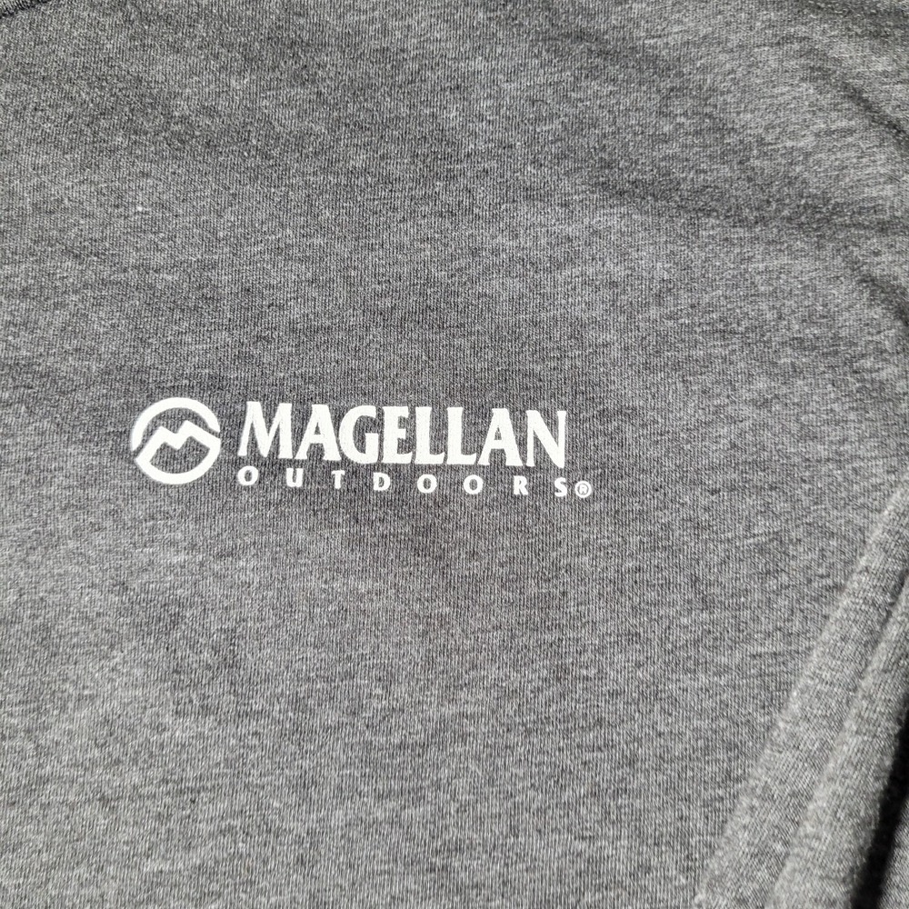 Men's Magellan Fishing Gear Shirt ~ Sz  2XL‎ Gray Classic Fit Long Sleeve Tee - Picture 3 of 7